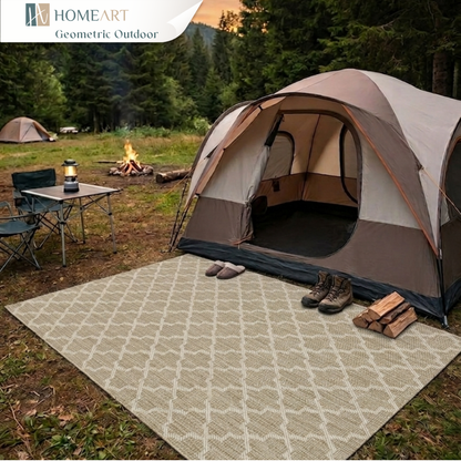 Outdoor Rugs Classic Collection Beige Cream