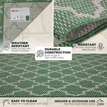 Outdoor Rugs Classic Collection Beige Cream