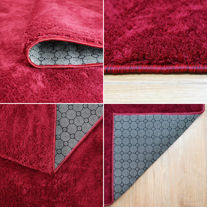 Anti-Slip Backing, Shaggy Rugs Bordeaux