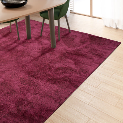 Anti-Slip Backing, Shaggy Rugs Bordeaux