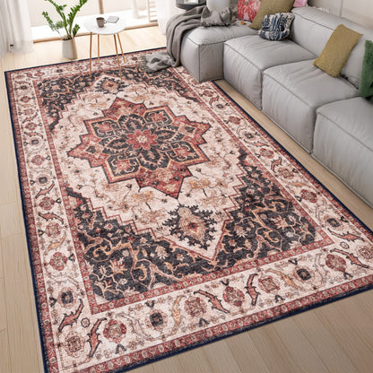 Washable Rugs HAMILTON Brown / Beige