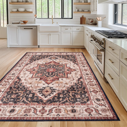 Washable Rugs HAMILTON Brown / Beige