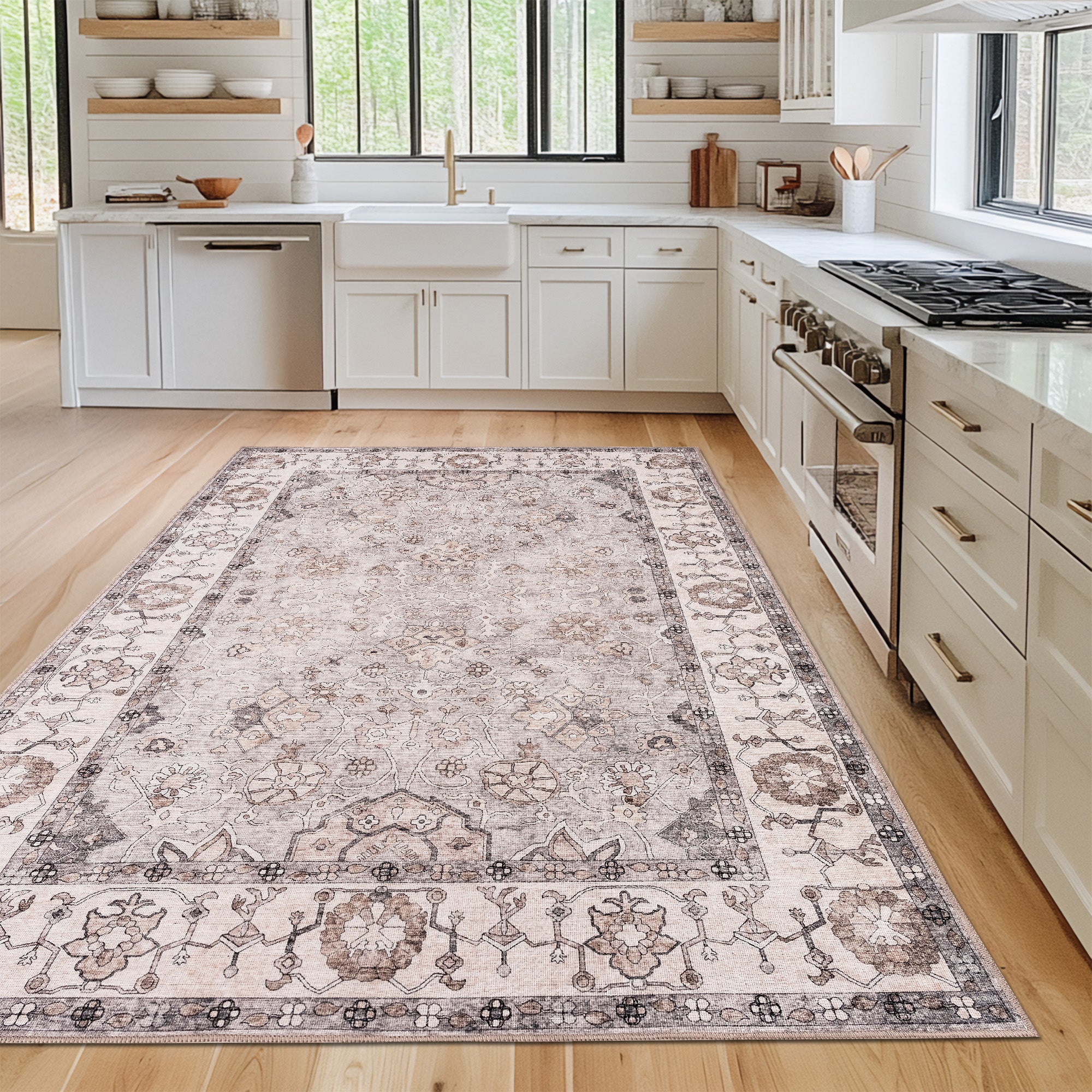 Washable Rugs Auckland Grey