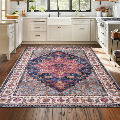 Washable Rugs HAMILTON Pink/Multi