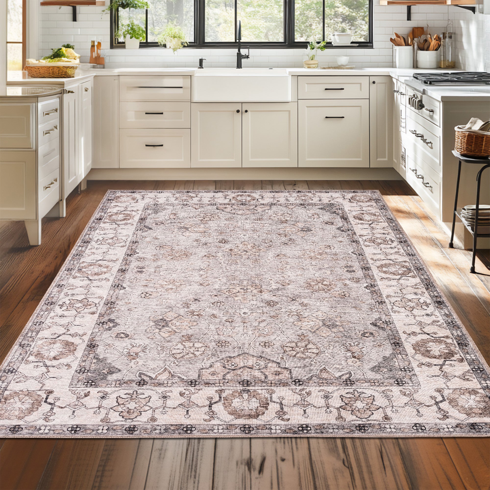 Washable Rugs Auckland Grey