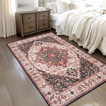 Washable Rugs HAMILTON Brown / Beige