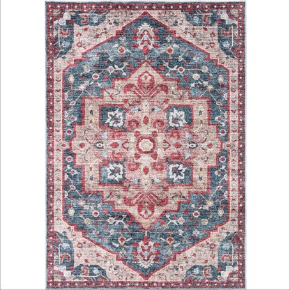 Washable Rugs HAMILTON Blue/Red
