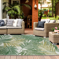 Outdoor Rugs Palm - Dark / Green