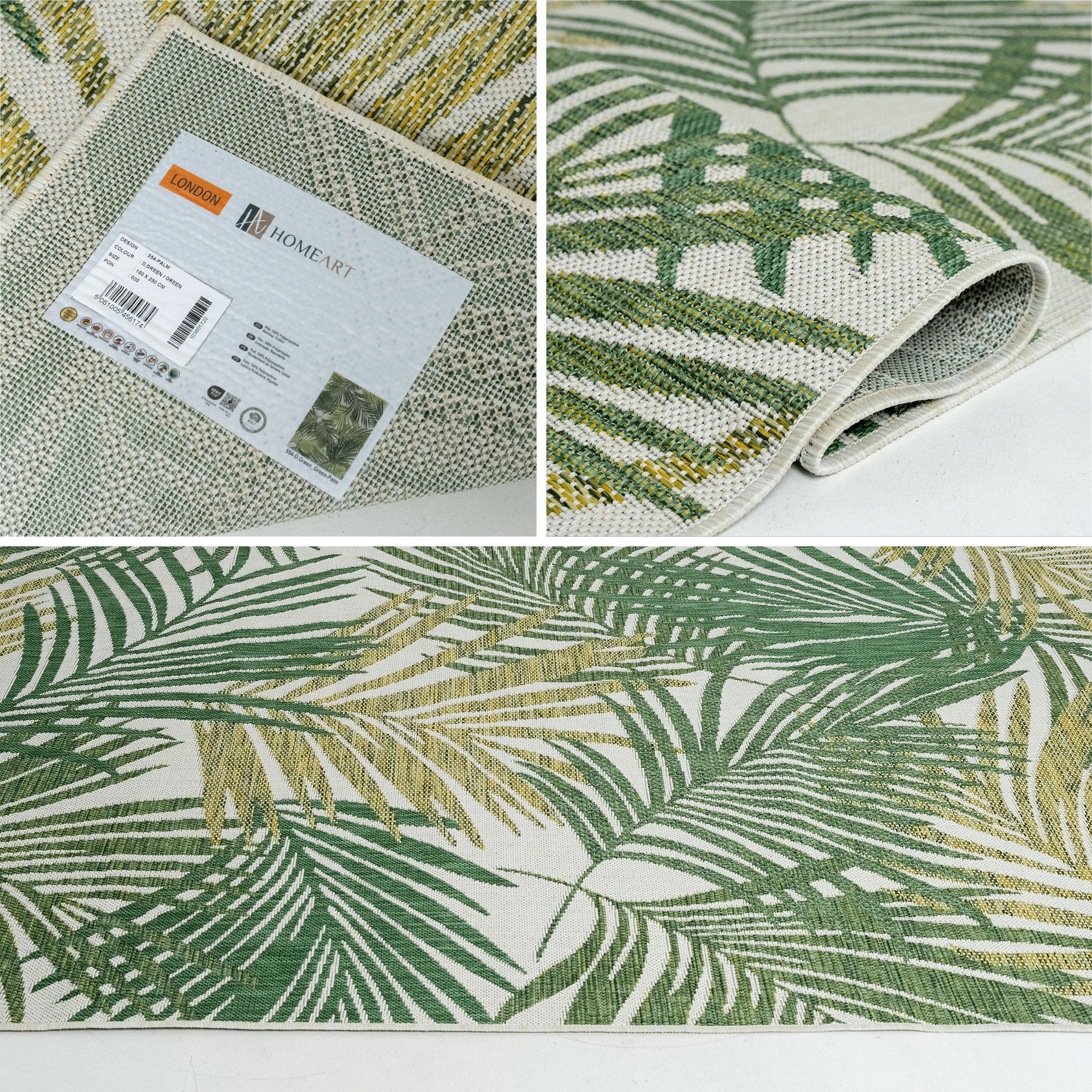 Outdoor Rugs Palm - Dark / Green