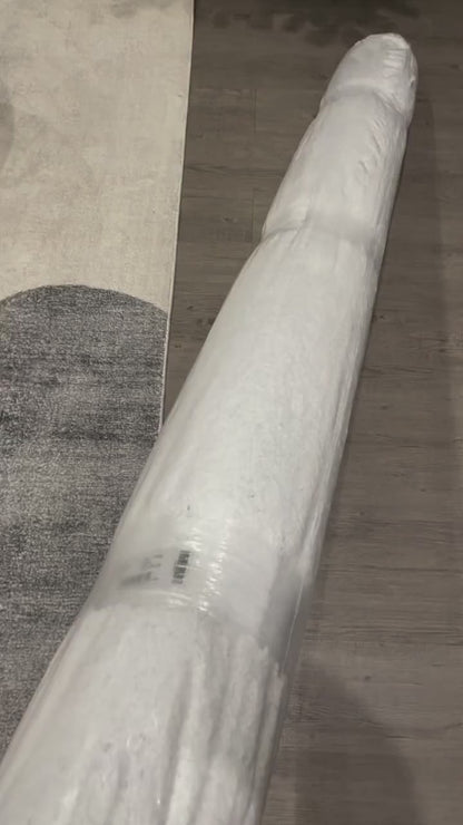 Shaggy Rug Plain White