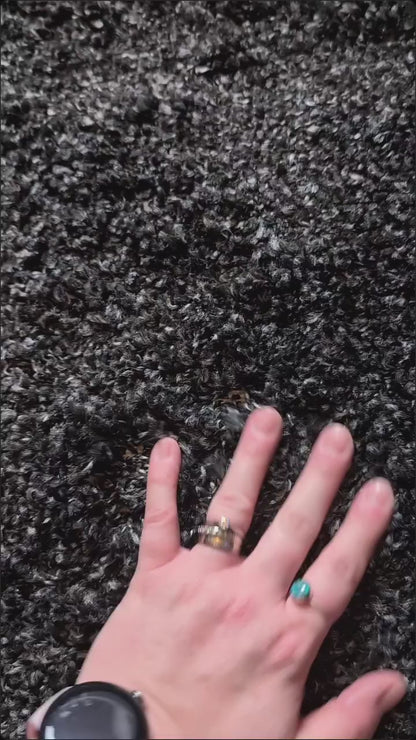 Shaggy Rug Plain Gold