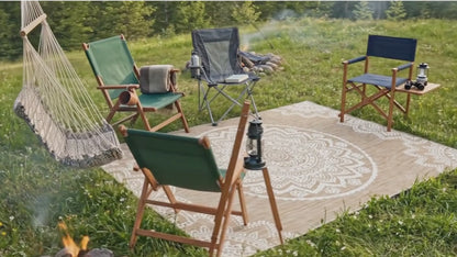 Outdoor Rugs Mandala Natural / Cream