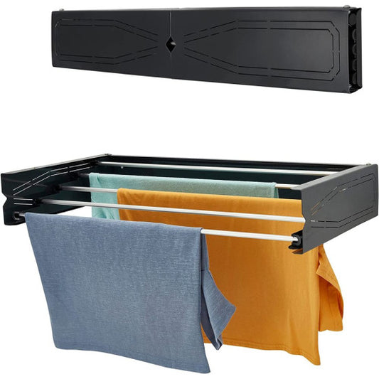 Laundry Drying Rack 75cm - 95cm Clothes Airers Anthracite - Pattern