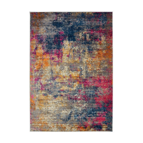 Modern Rugs Carnaby Collection Rug GREY NAVY