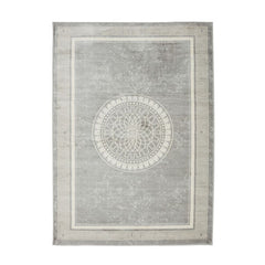 Modern Rugs Medallion Collection Rug Grey