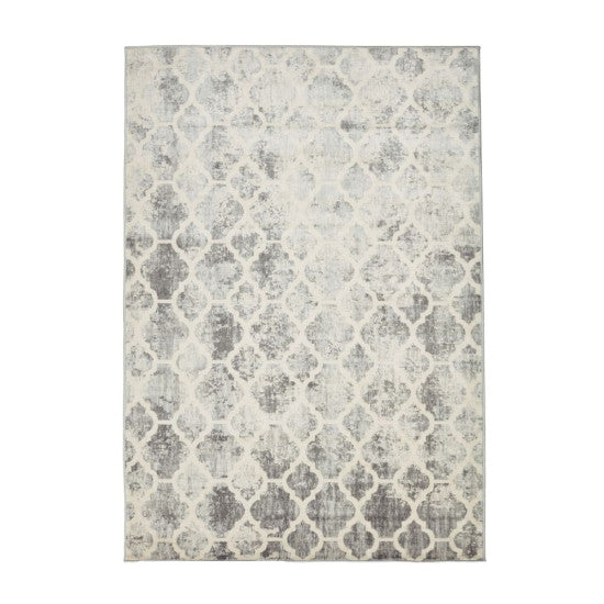 Vintage Rugs Nord Collection Rug Ivory Grey