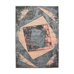 Modern Rugs Square Collection Rug Pink Rose