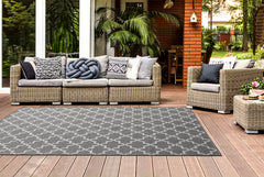 Outdoor Rugs Classic Collection Grey Cream