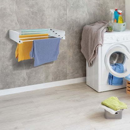Laundry Drying Rack 75cm - 95cm Clothes Airers White - Plain