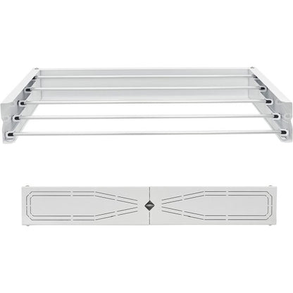Laundry Drying Rack 75cm - 95cm Clothes Airers White - Pattern