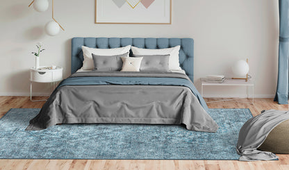 Living Room Rug Columbia Collection Light Blue
