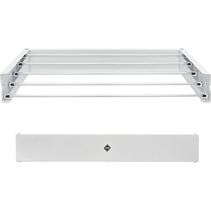 Laundry Drying Rack 75cm - 95cm Clothes Airers White - Plain