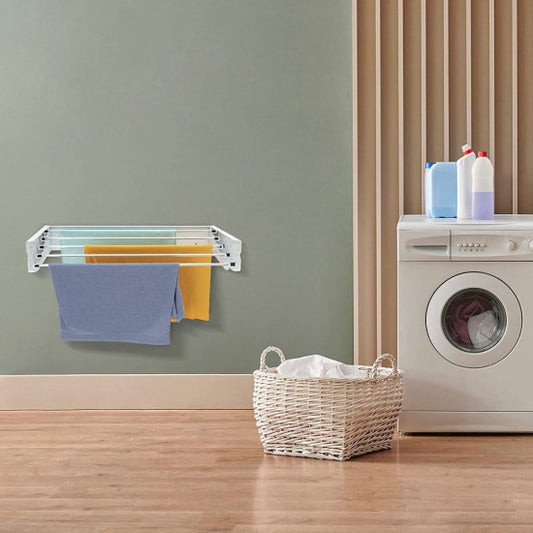 Laundry Drying Rack 75cm - 95cm Clothes Airers White - Plain