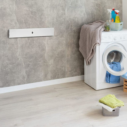 Laundry Drying Rack 75cm - 95cm Clothes Airers White - Plain